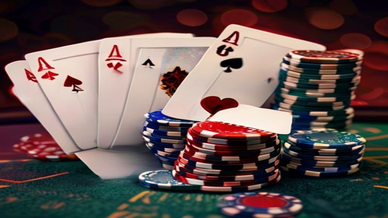Bàn poker Texas Hold'em tại A088A